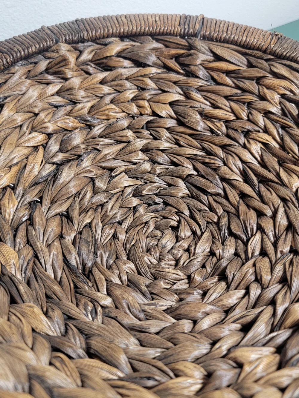 Source Unknown Handwoven Seagrass Basket - Brown